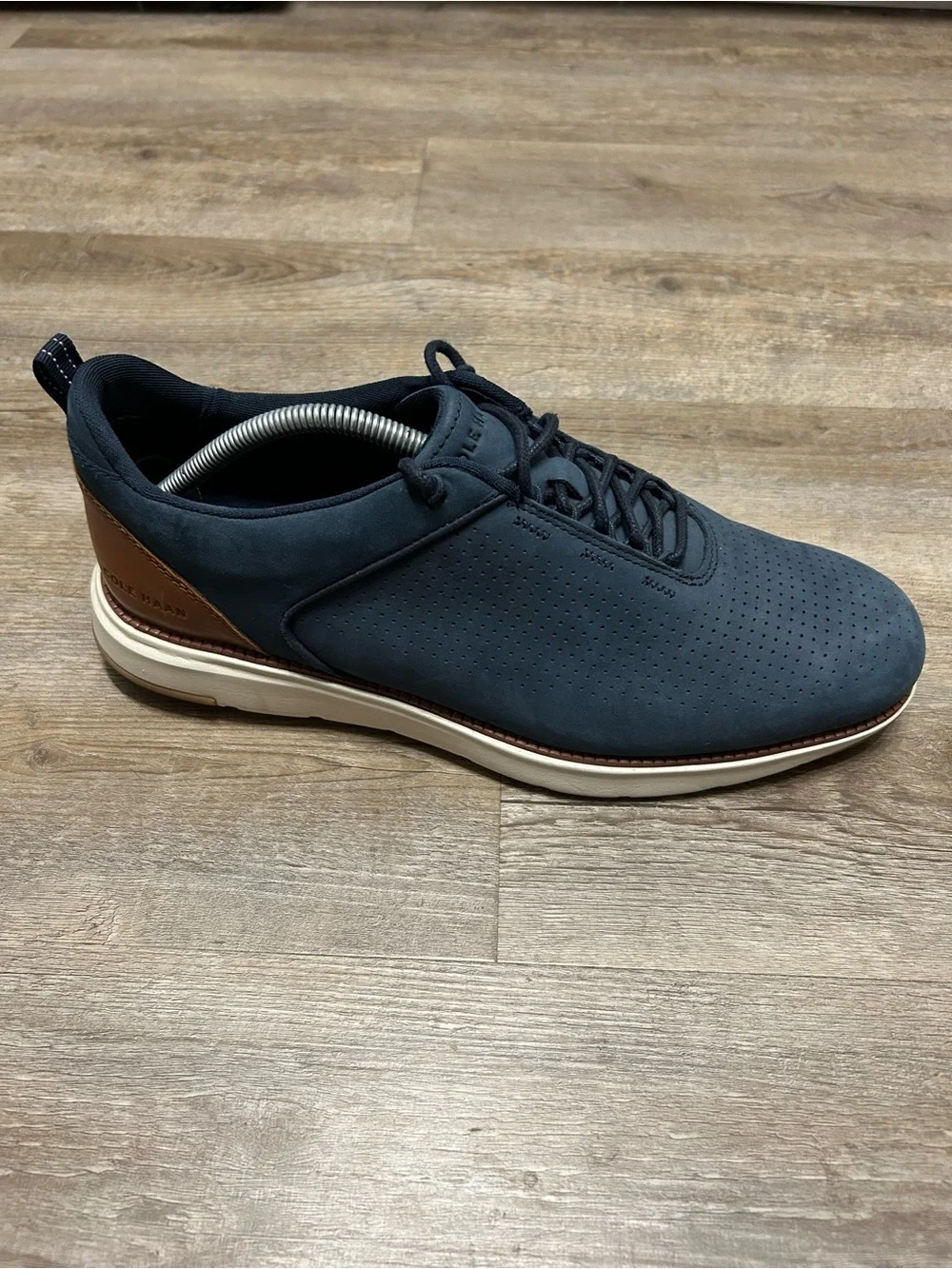 Cole Haan Zerogrand 360 Grand Atlantic Navy Perforated Nubuck Leather Sneakers